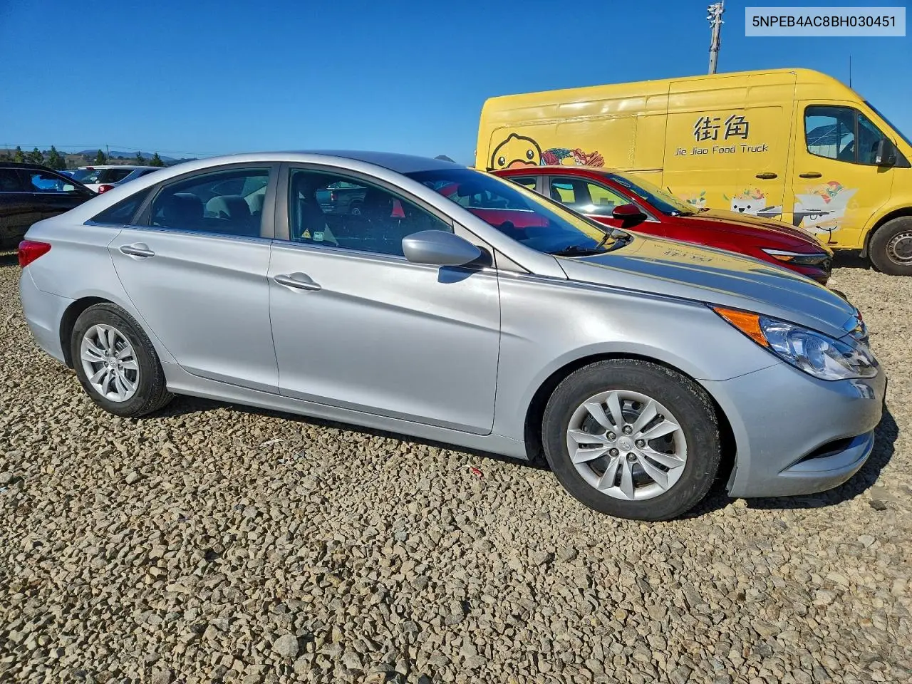 5NPEB4AC8BH030451 2011 Hyundai Sonata Gls
