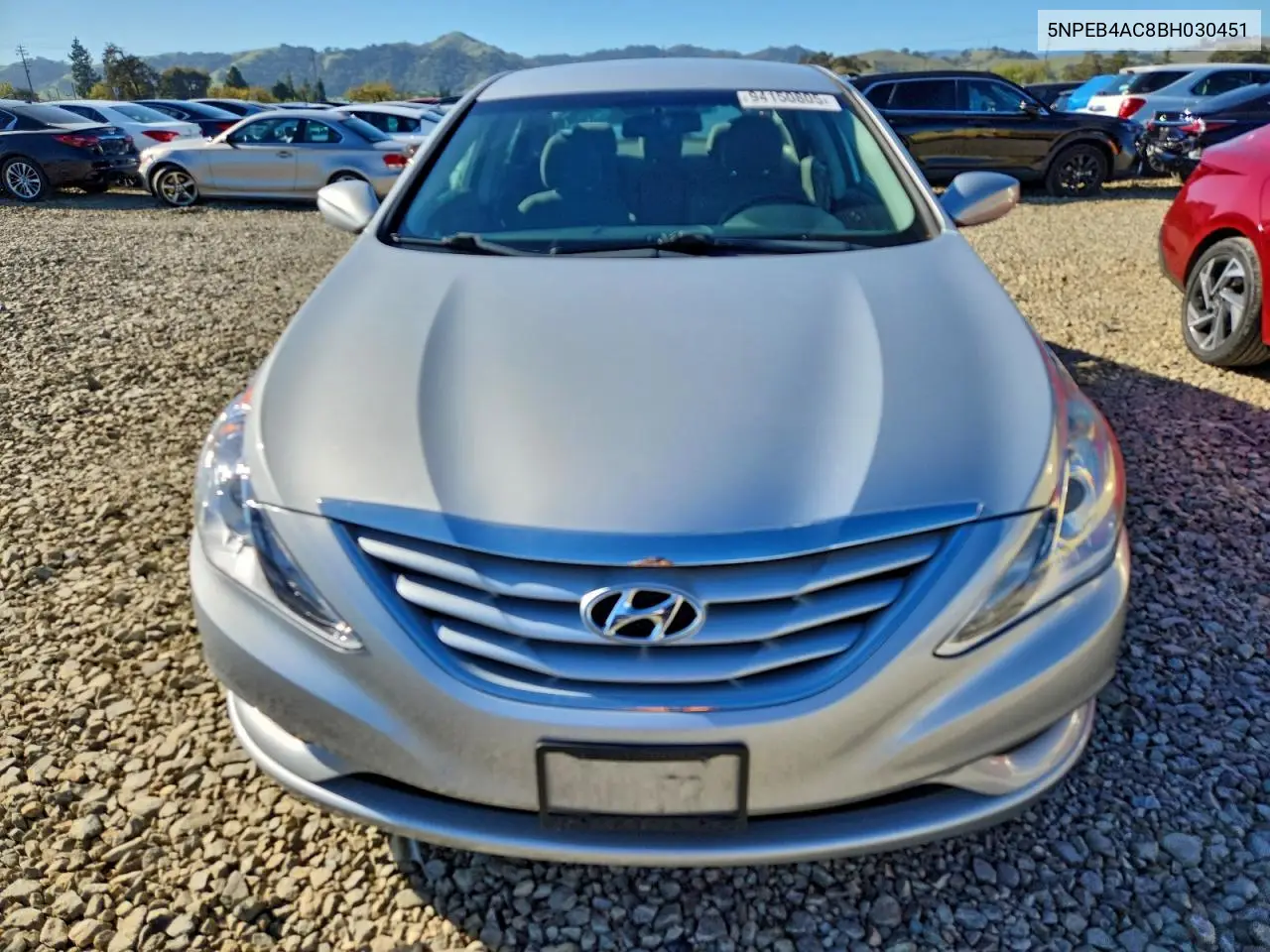 5NPEB4AC8BH030451 2011 Hyundai Sonata Gls