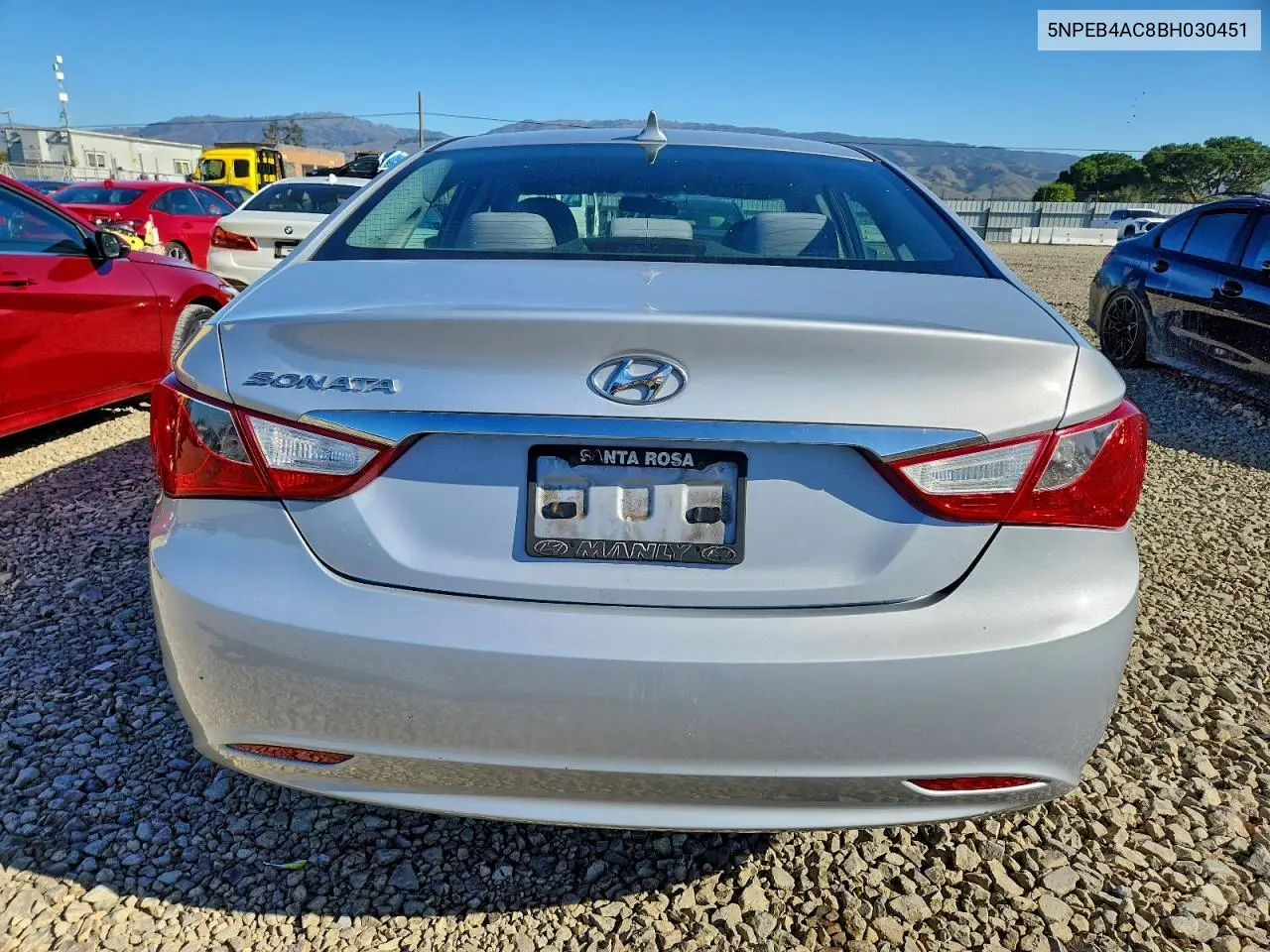 5NPEB4AC8BH030451 2011 Hyundai Sonata Gls