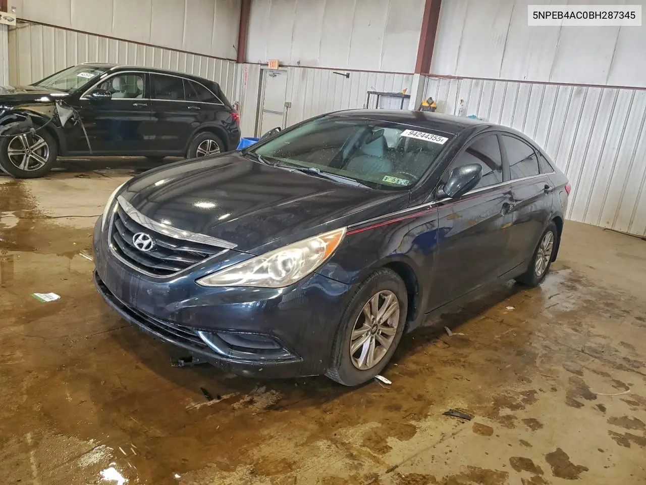 5NPEB4AC0BH287345 2011 Hyundai Sonata Gls