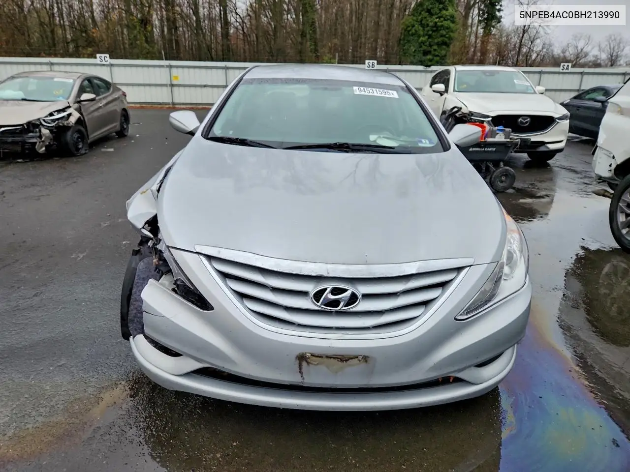 5NPEB4AC0BH213990 2011 Hyundai Sonata Gls