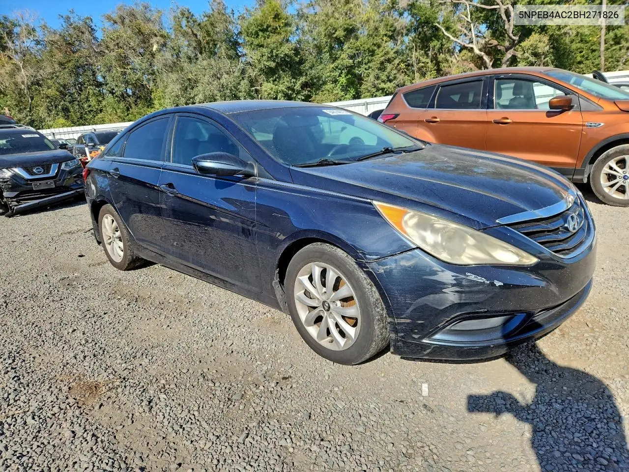 5NPEB4AC2BH271826 2011 Hyundai Sonata Gls