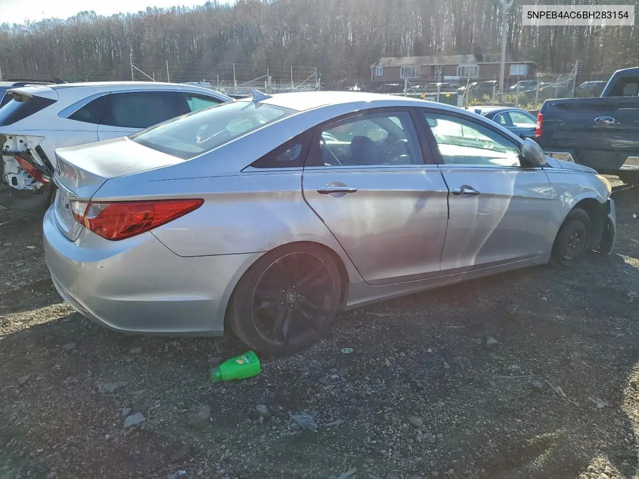 5NPEB4AC6BH283154 2011 Hyundai Sonata Gls