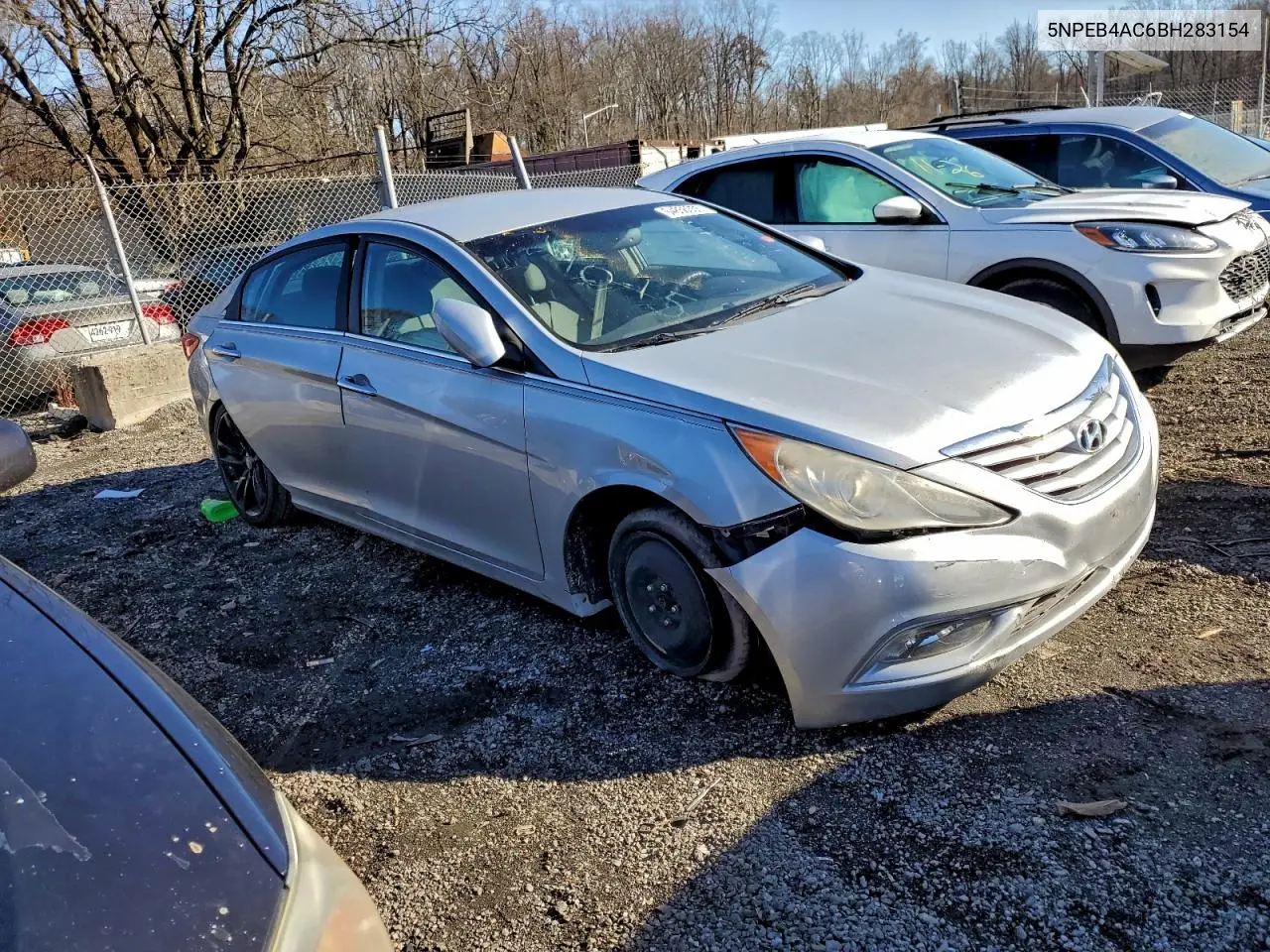 5NPEB4AC6BH283154 2011 Hyundai Sonata Gls