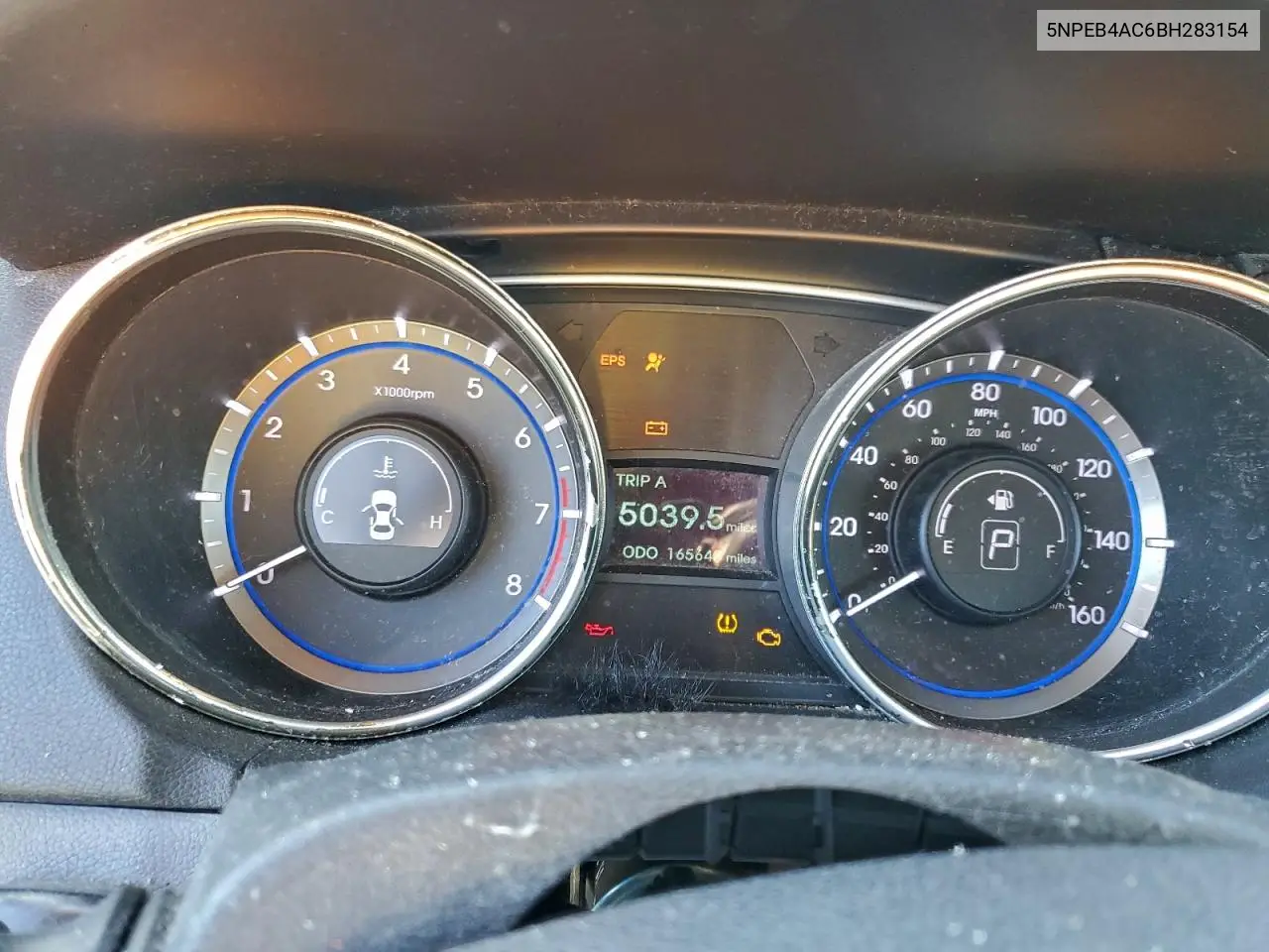 5NPEB4AC6BH283154 2011 Hyundai Sonata Gls
