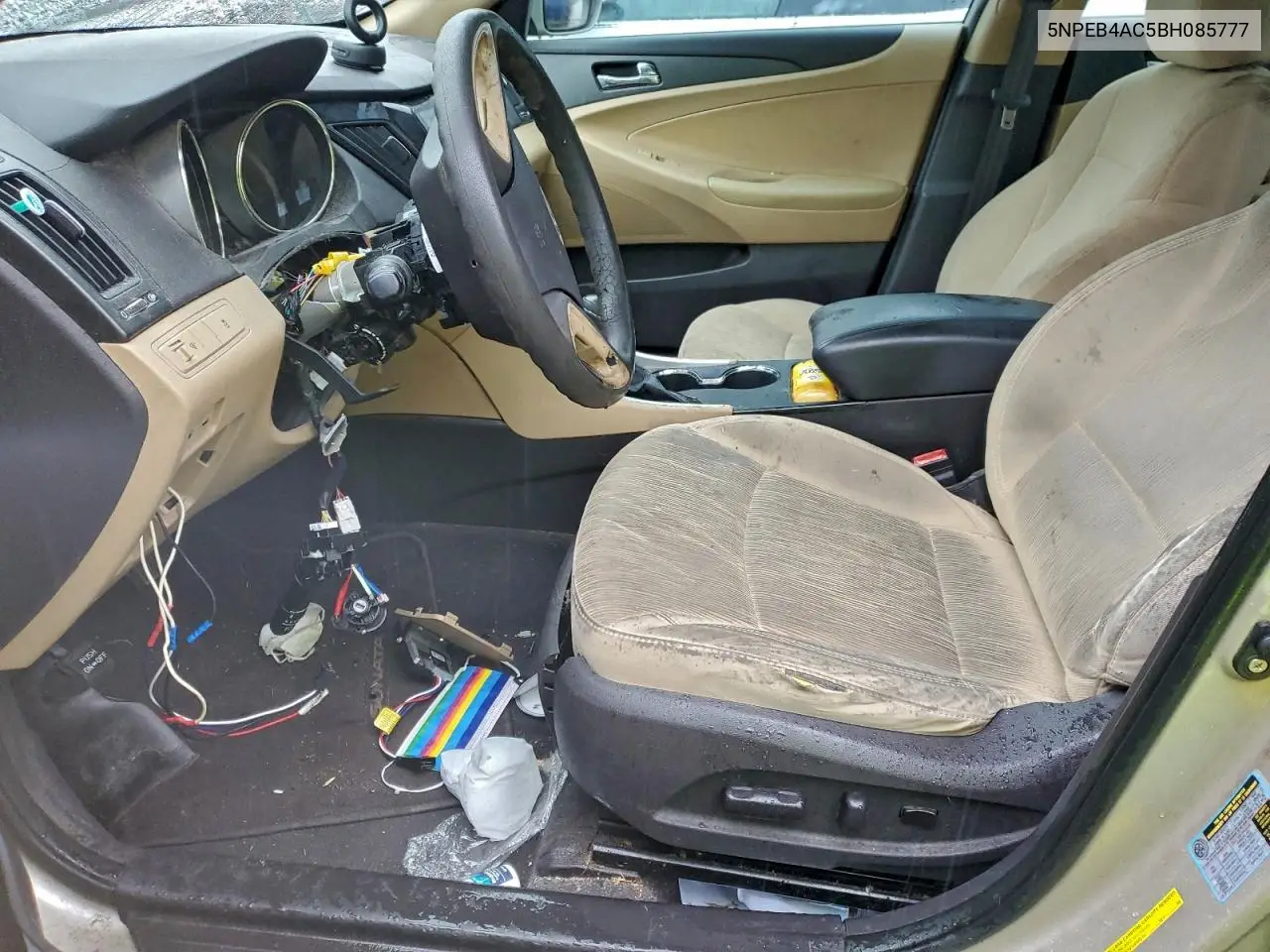 5NPEB4AC5BH085777 2011 Hyundai Sonata Gls