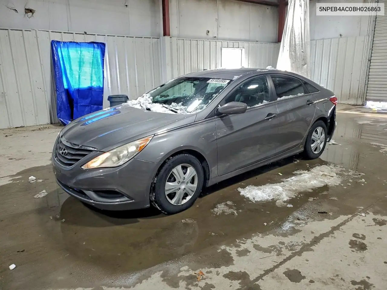 5NPEB4AC0BH026863 2011 Hyundai Sonata Gls
