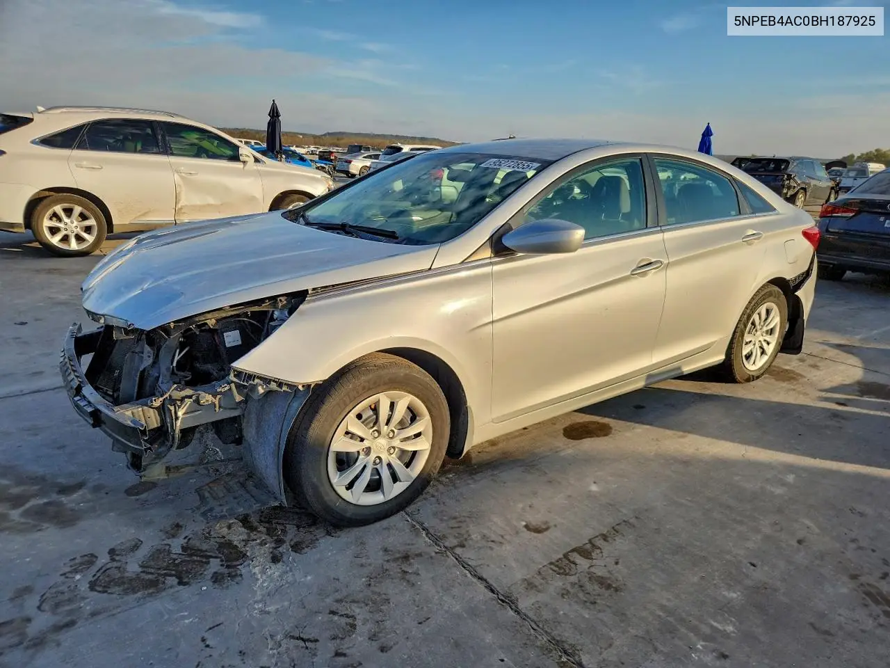 5NPEB4AC0BH187925 2011 Hyundai Sonata Gls