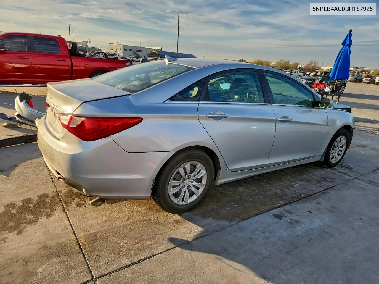 5NPEB4AC0BH187925 2011 Hyundai Sonata Gls