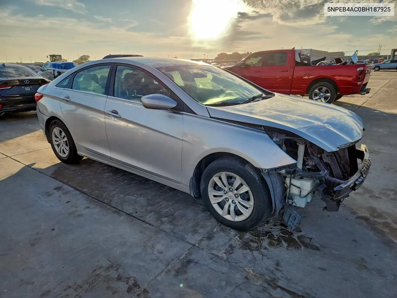 5NPEB4AC0BH187925 2011 Hyundai Sonata Gls