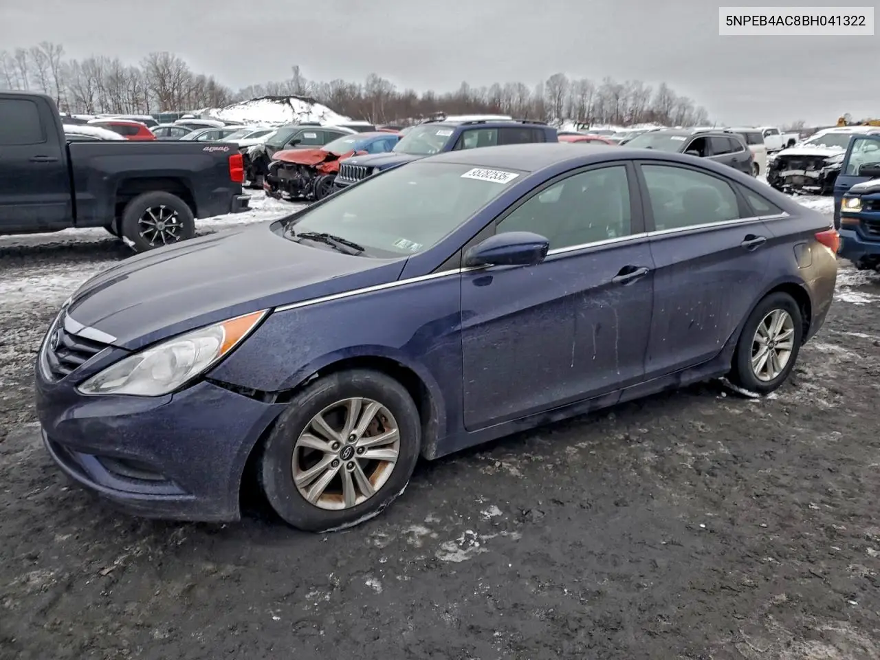 5NPEB4AC8BH041322 2011 Hyundai Sonata Gls