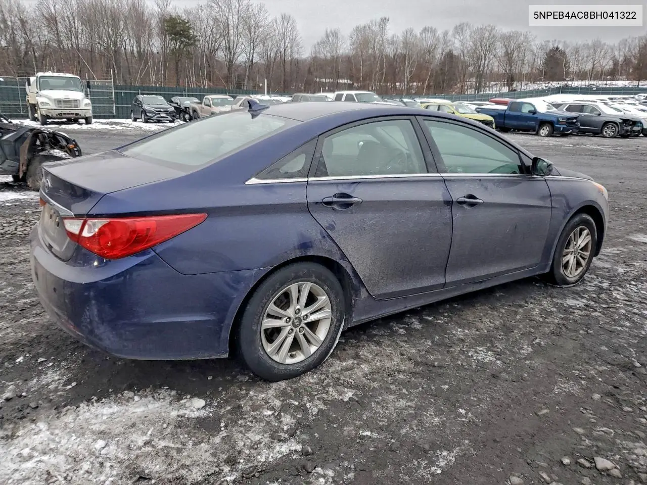5NPEB4AC8BH041322 2011 Hyundai Sonata Gls