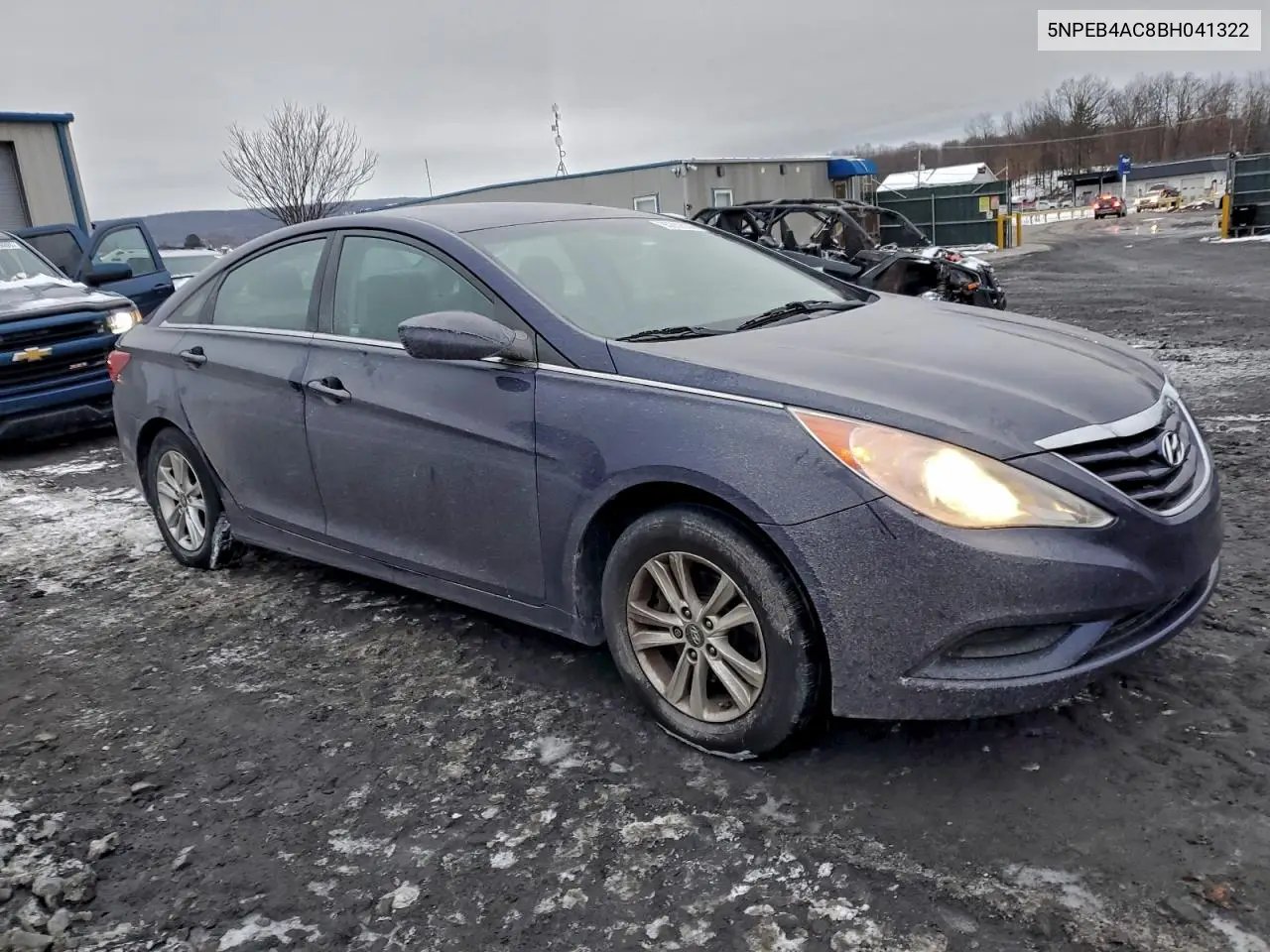 5NPEB4AC8BH041322 2011 Hyundai Sonata Gls