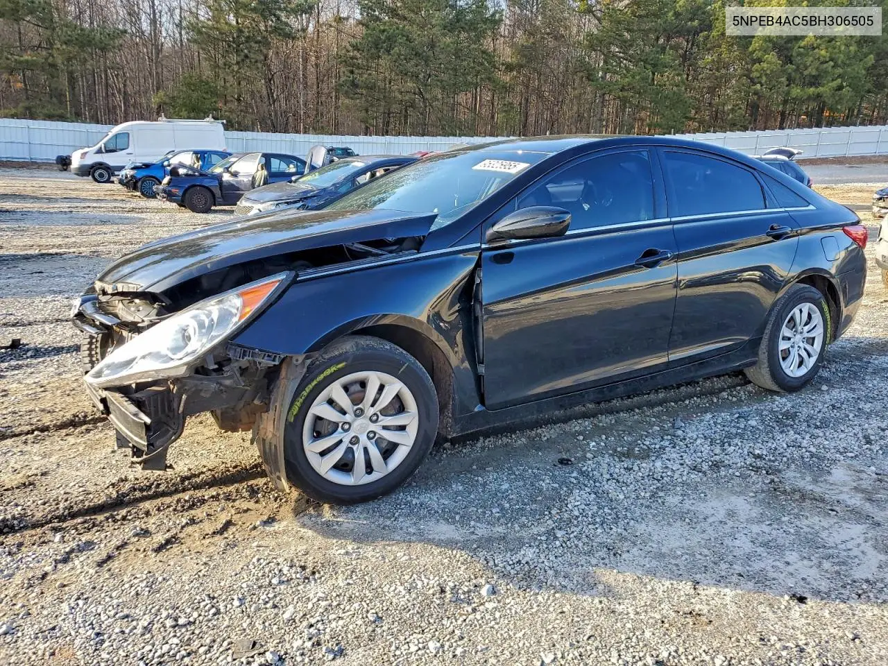 5NPEB4AC5BH306505 2011 Hyundai Sonata Gls