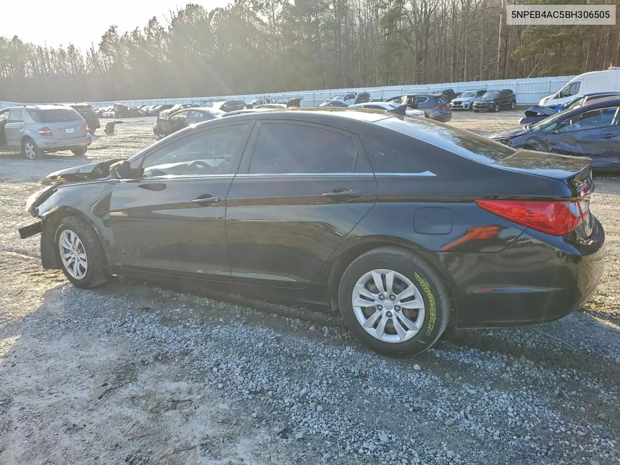 5NPEB4AC5BH306505 2011 Hyundai Sonata Gls