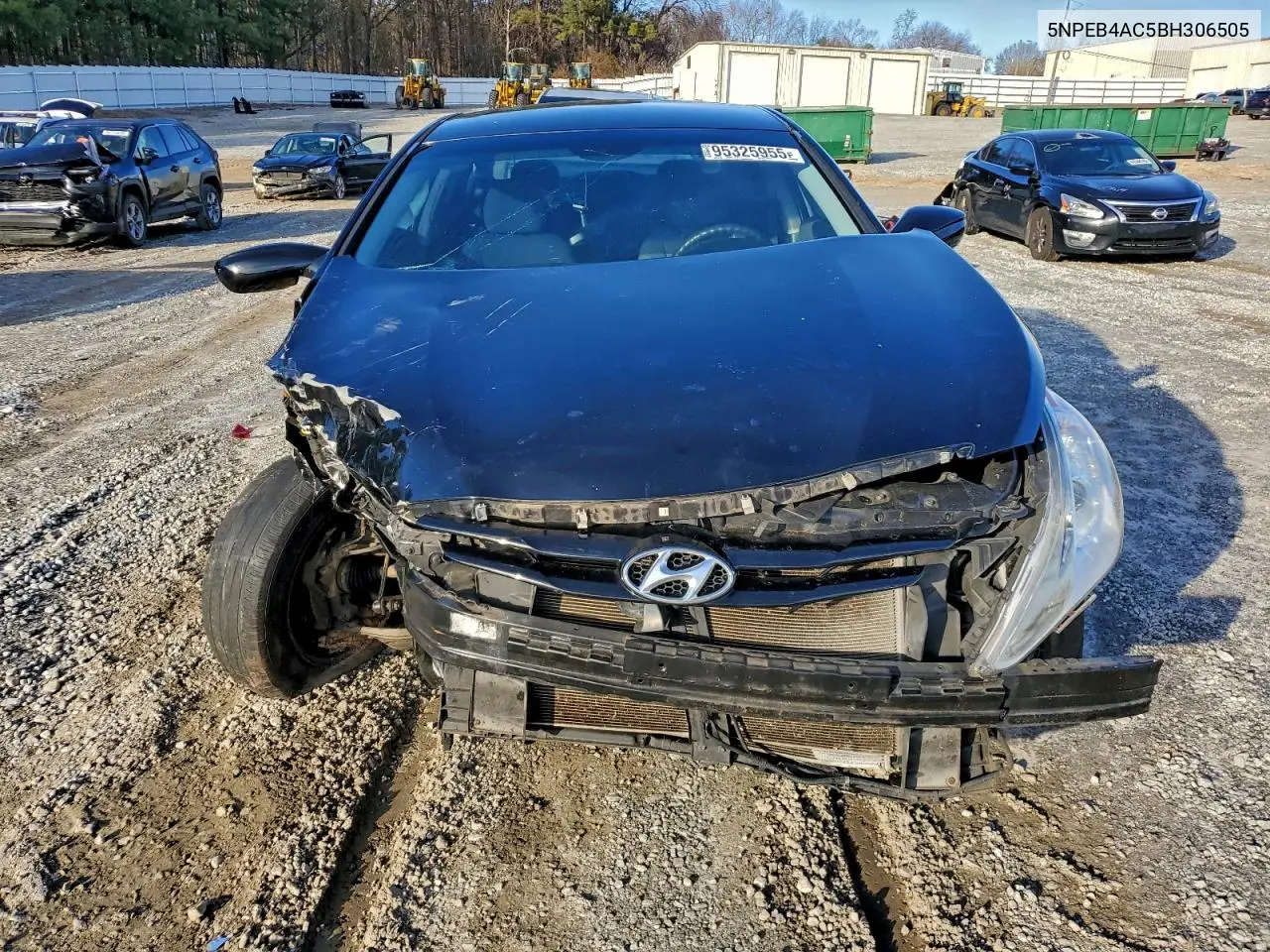 5NPEB4AC5BH306505 2011 Hyundai Sonata Gls