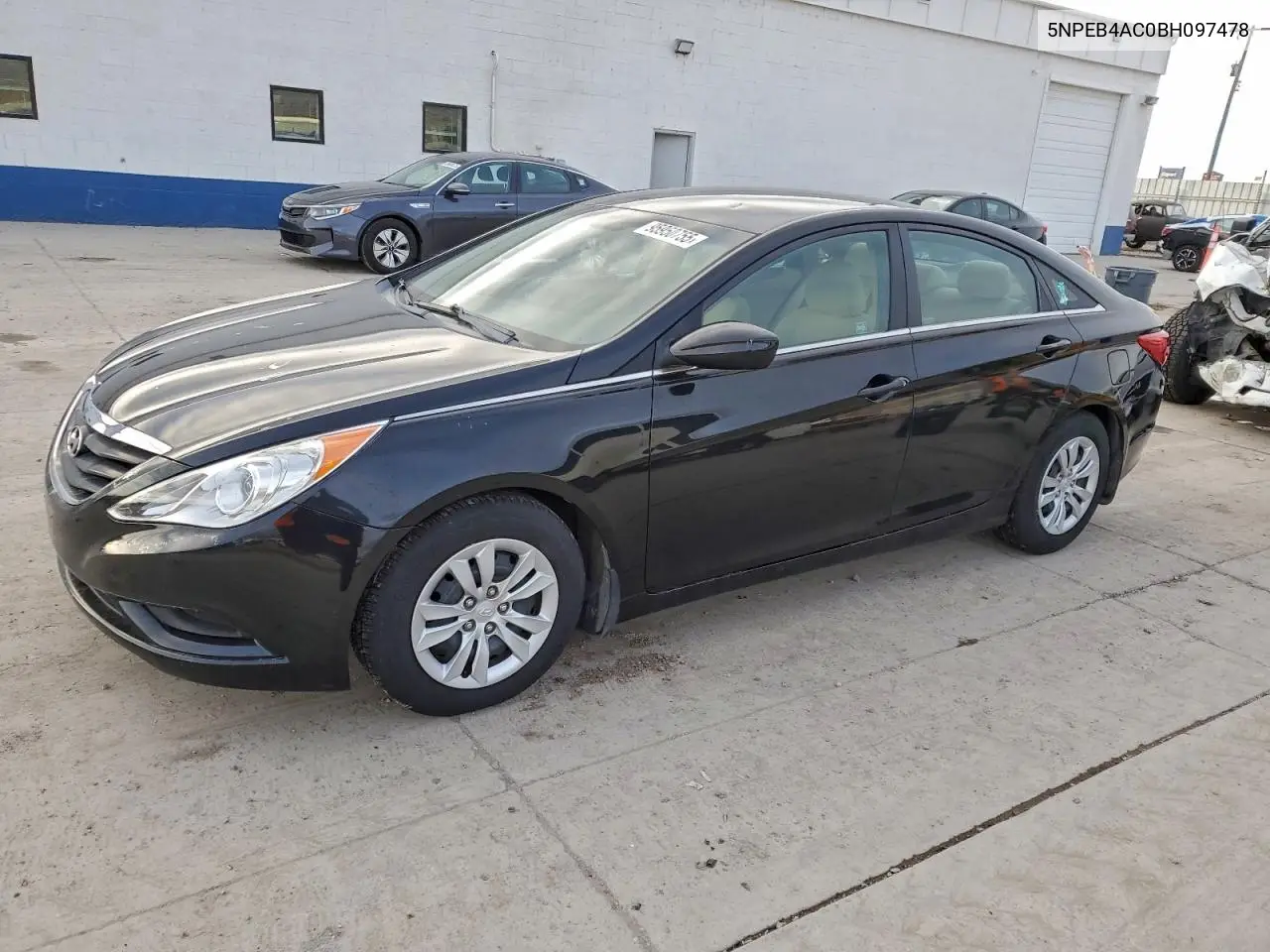 5NPEB4AC0BH097478 2011 Hyundai Sonata Gls