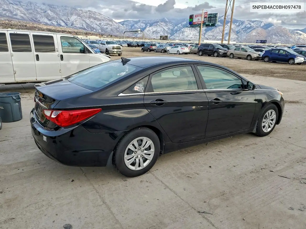 5NPEB4AC0BH097478 2011 Hyundai Sonata Gls