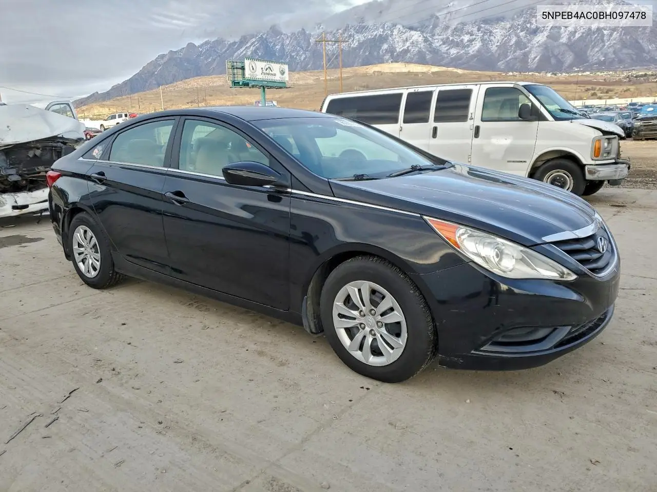 5NPEB4AC0BH097478 2011 Hyundai Sonata Gls