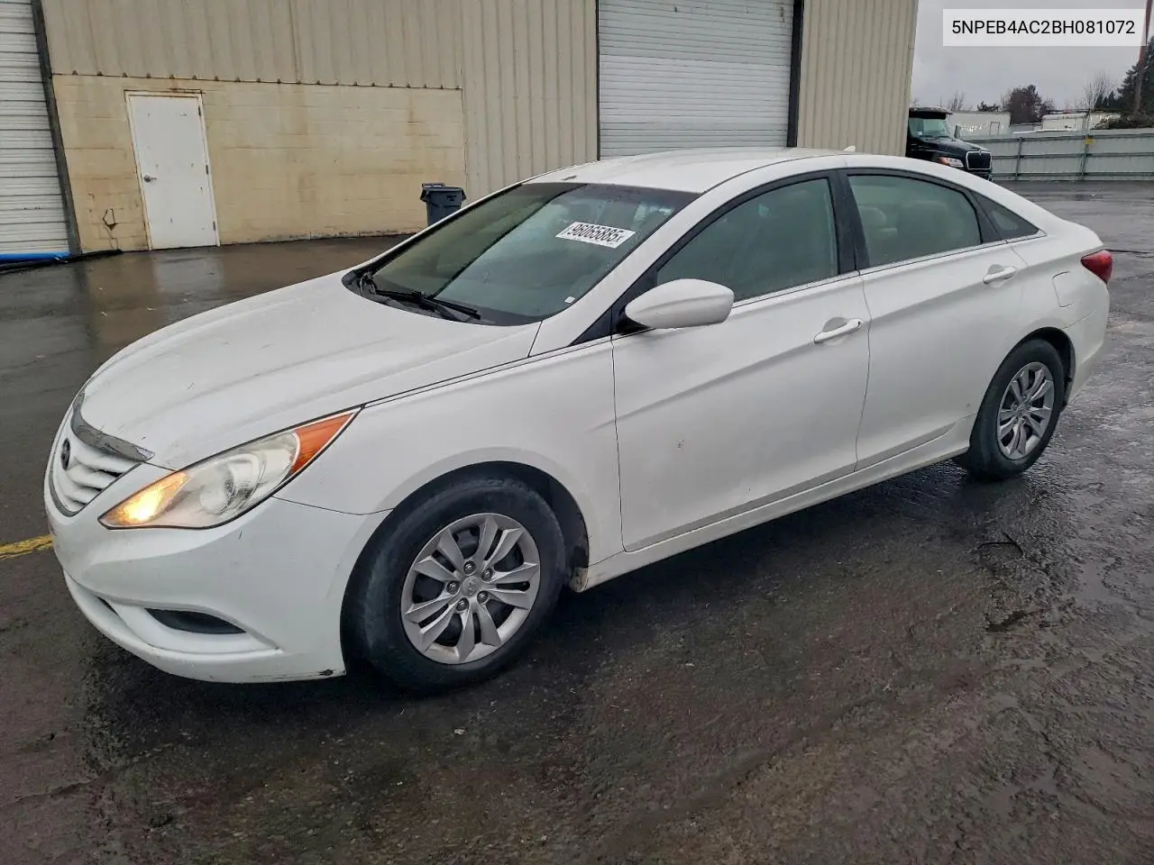 5NPEB4AC2BH081072 2011 Hyundai Sonata Gls