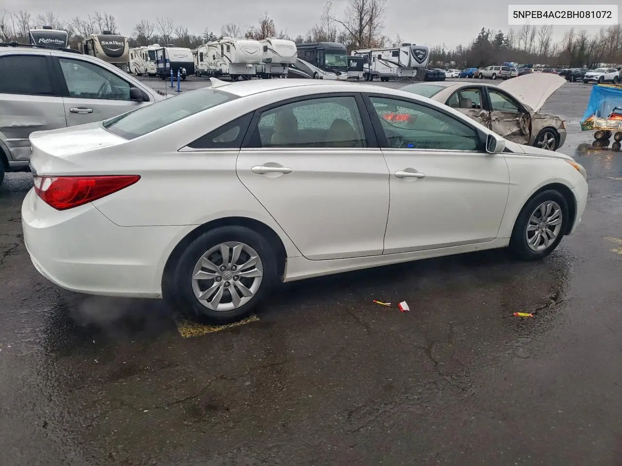 5NPEB4AC2BH081072 2011 Hyundai Sonata Gls