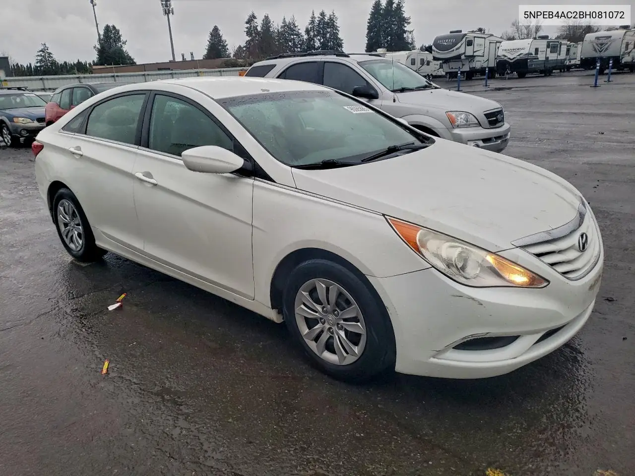 5NPEB4AC2BH081072 2011 Hyundai Sonata Gls