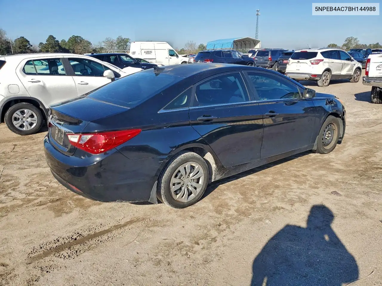 5NPEB4AC7BH144988 2011 Hyundai Sonata Gls
