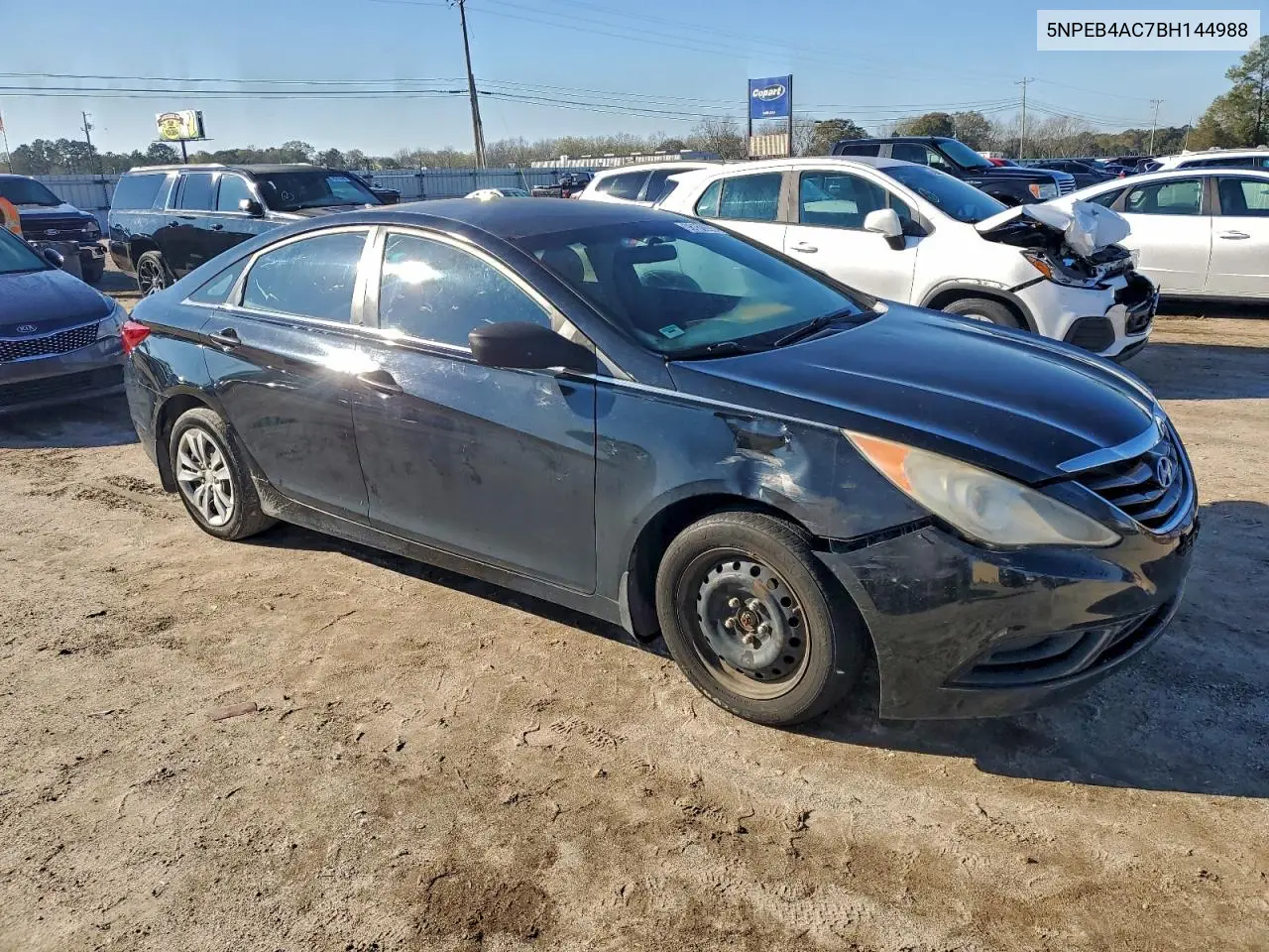 5NPEB4AC7BH144988 2011 Hyundai Sonata Gls