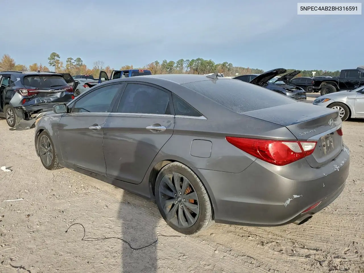 5NPEC4AB2BH316591 2011 Hyundai Sonata Se