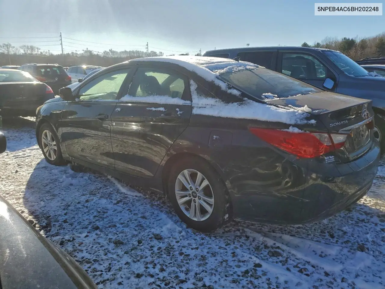 5NPEB4AC6BH202248 2011 Hyundai Sonata Gls