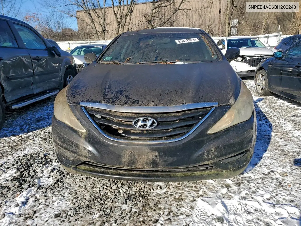 5NPEB4AC6BH202248 2011 Hyundai Sonata Gls