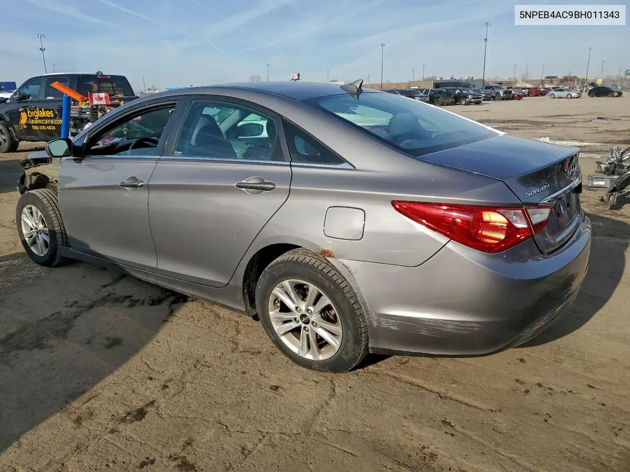 5NPEB4AC9BH011343 2011 Hyundai Sonata Gls