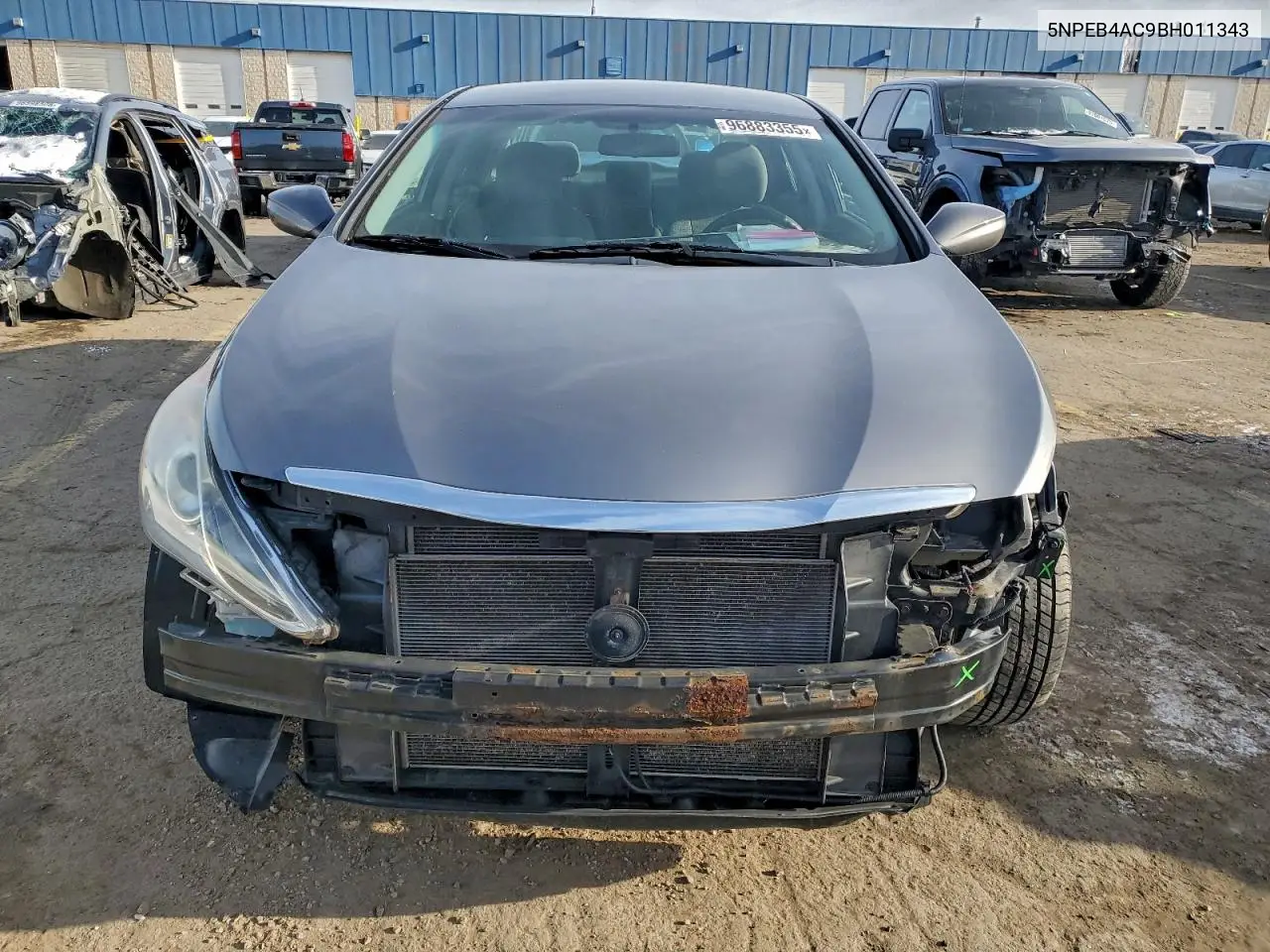 5NPEB4AC9BH011343 2011 Hyundai Sonata Gls