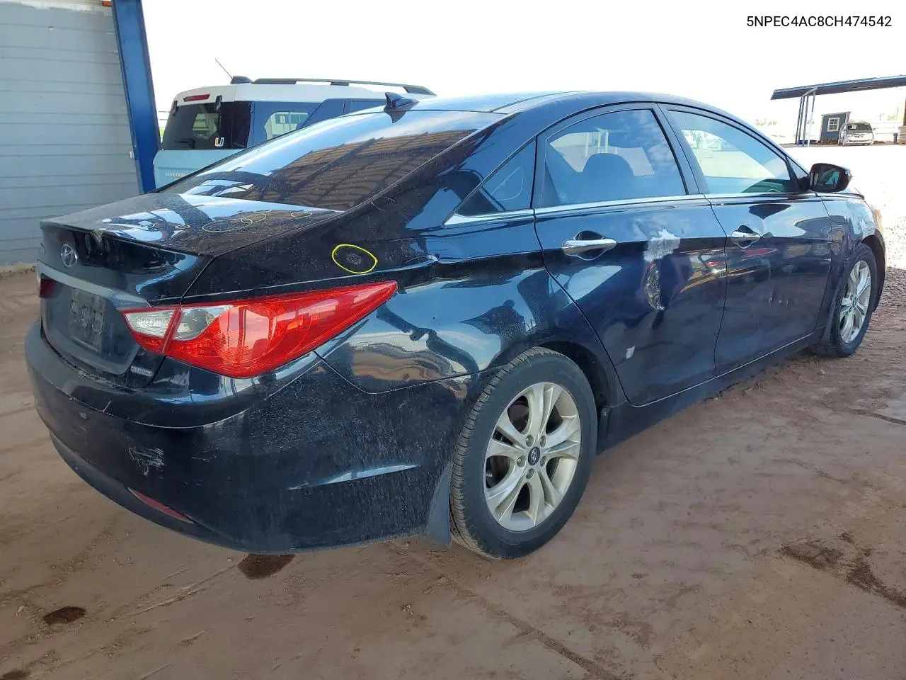 5NPEC4AC8CH474542 2012 Hyundai Sonata Limited