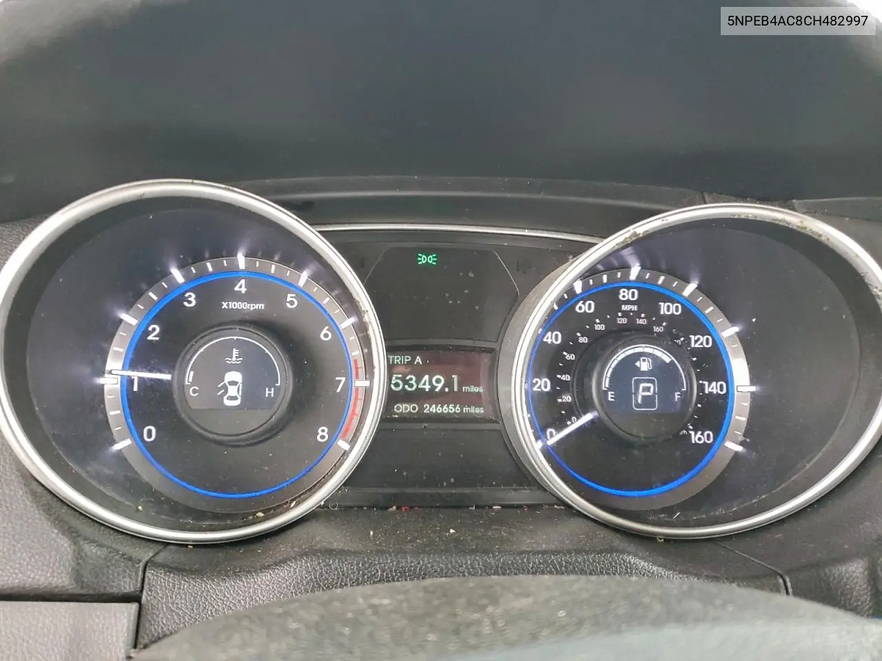 5NPEB4AC8CH482997 2012 Hyundai Sonata Gls