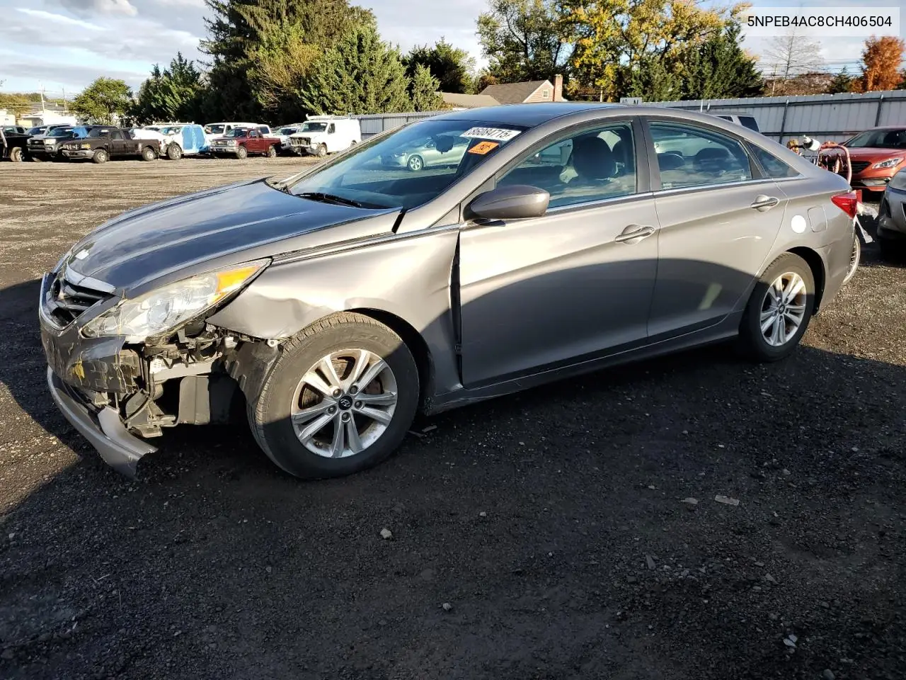 5NPEB4AC8CH406504 2012 Hyundai Sonata Gls