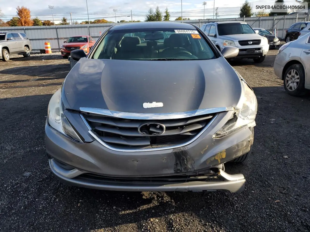 5NPEB4AC8CH406504 2012 Hyundai Sonata Gls