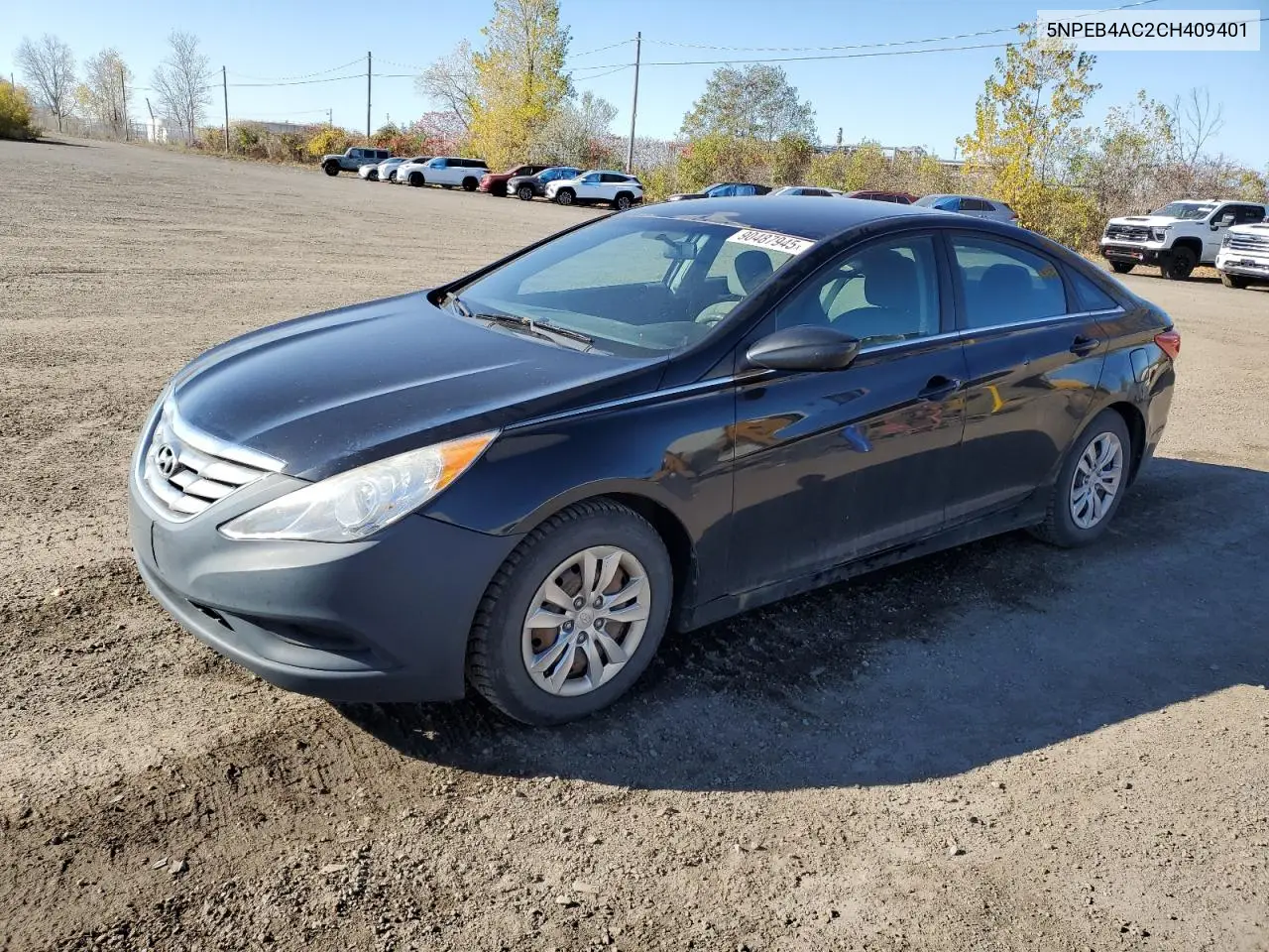 5NPEB4AC2CH409401 2012 Hyundai Sonata Gls