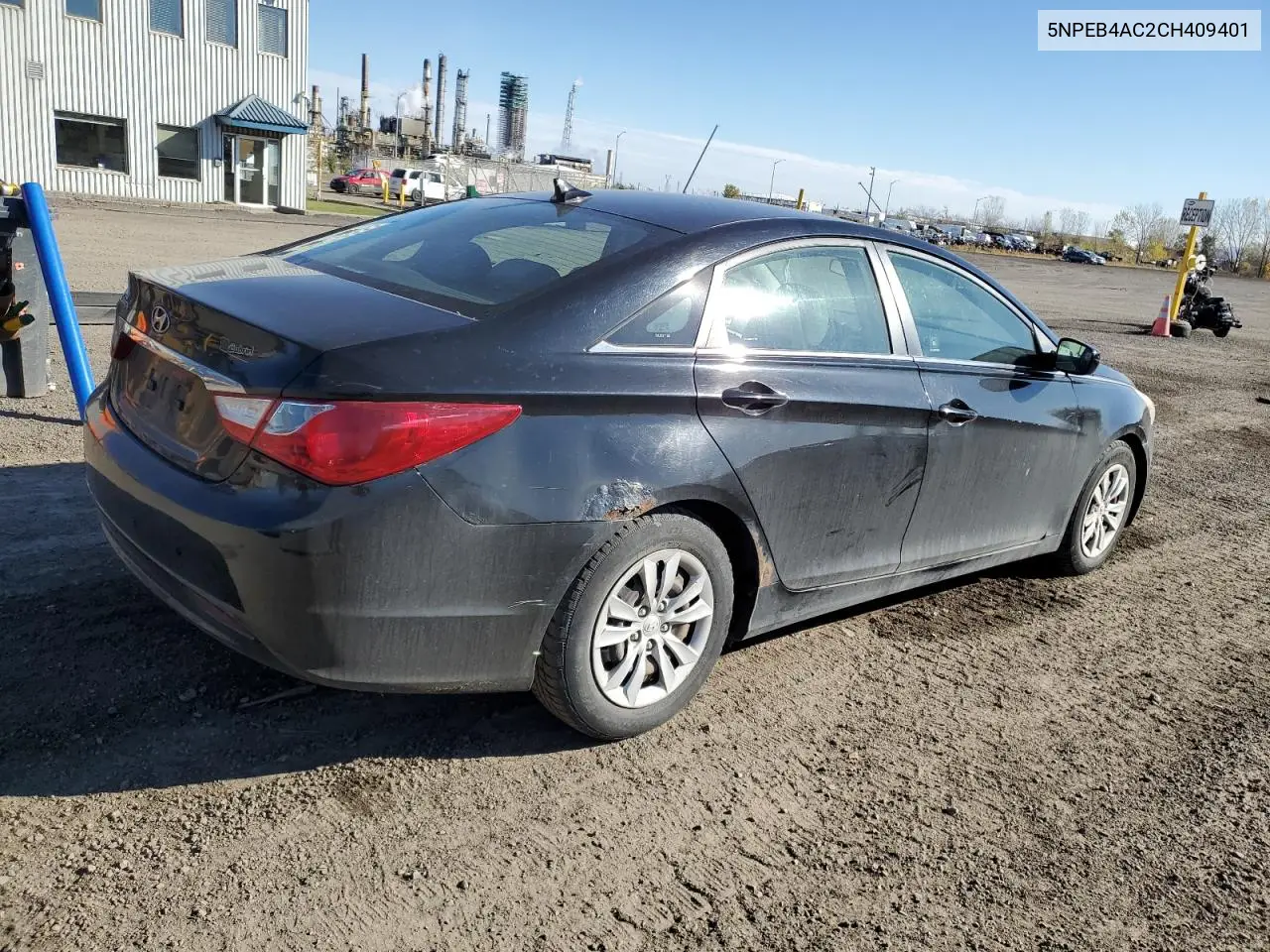 5NPEB4AC2CH409401 2012 Hyundai Sonata Gls