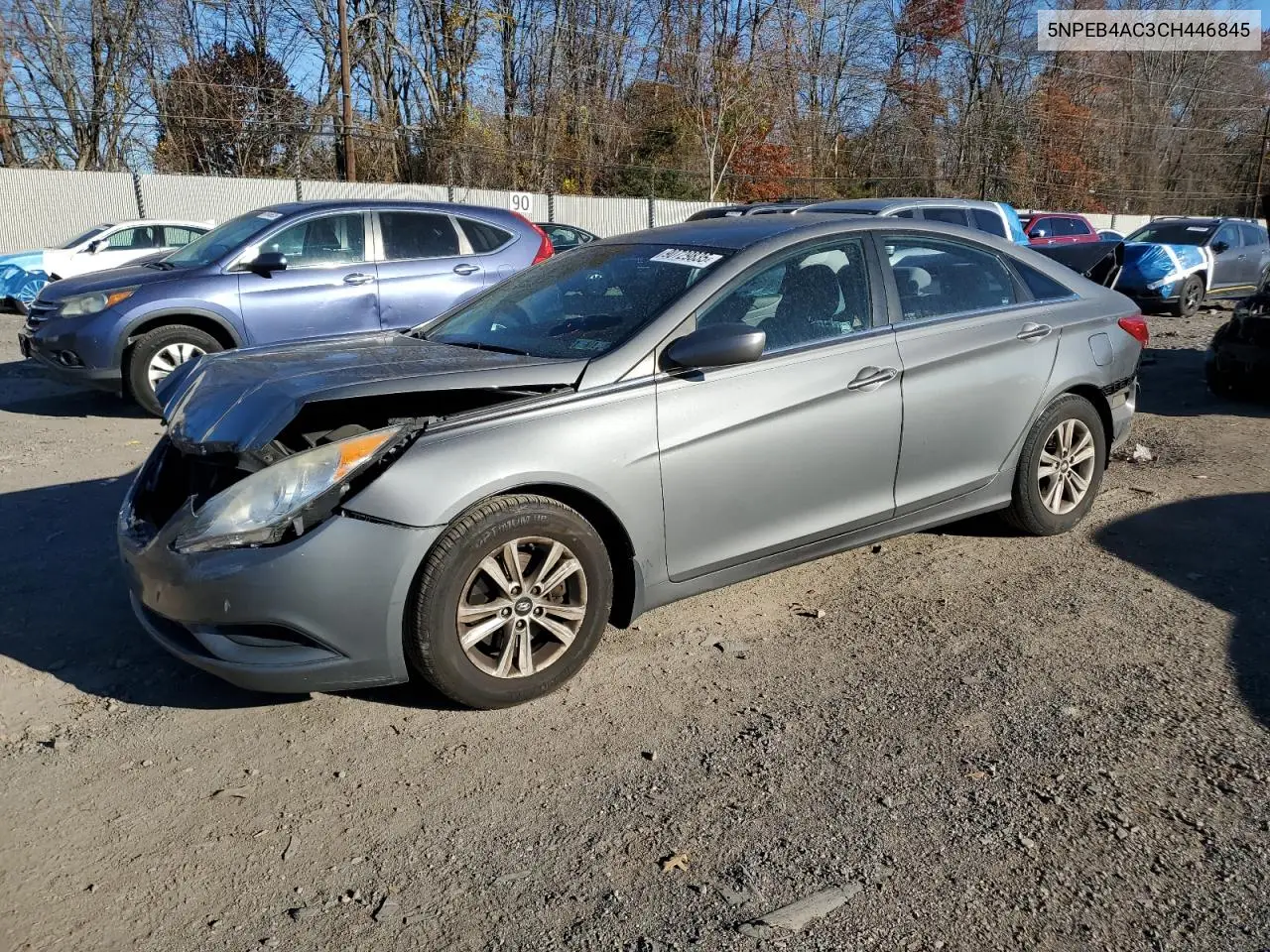 5NPEB4AC3CH446845 2012 Hyundai Sonata Gls