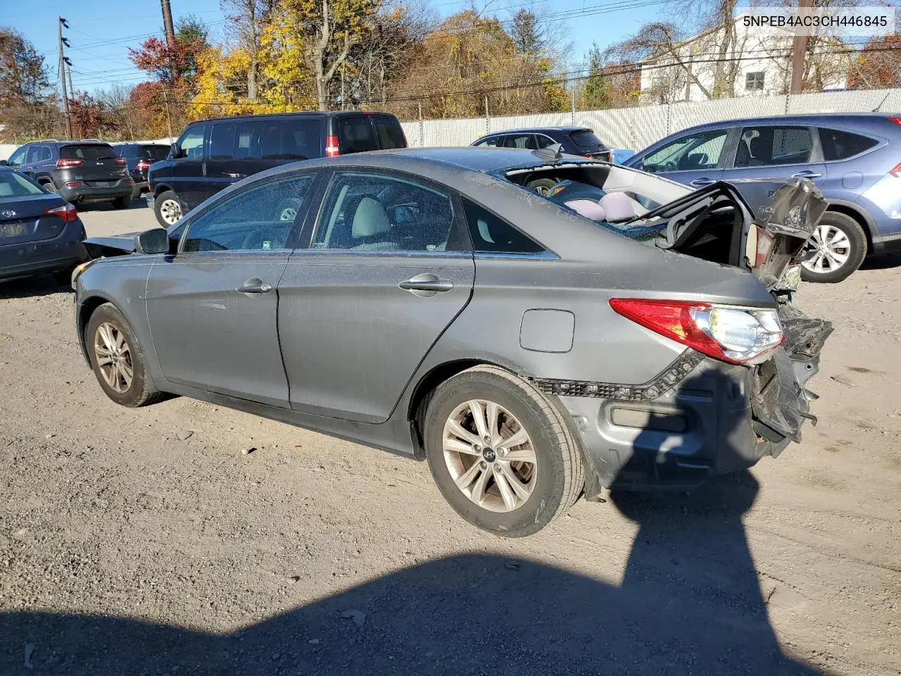 5NPEB4AC3CH446845 2012 Hyundai Sonata Gls