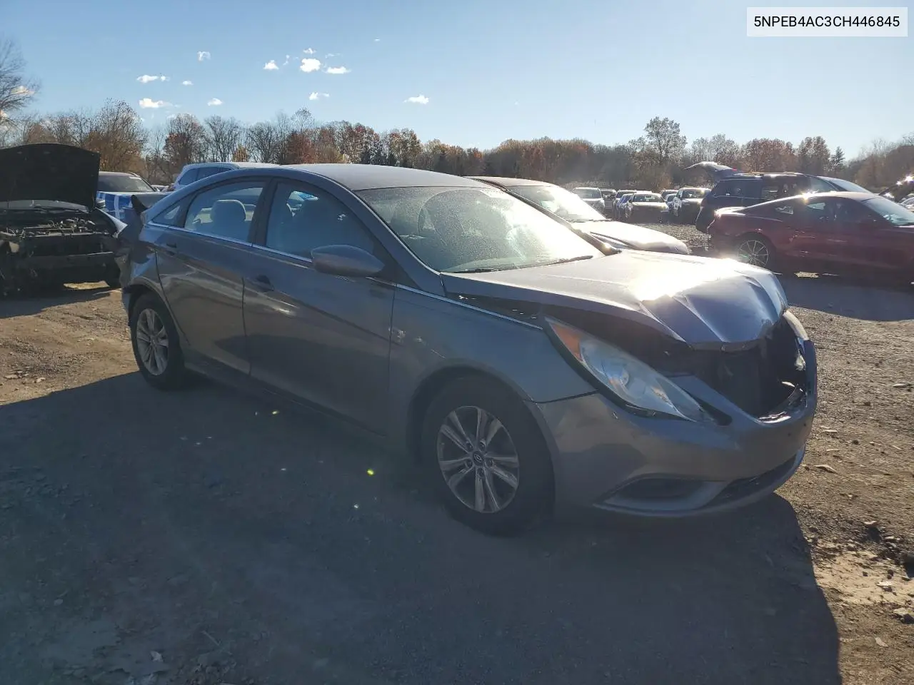 5NPEB4AC3CH446845 2012 Hyundai Sonata Gls
