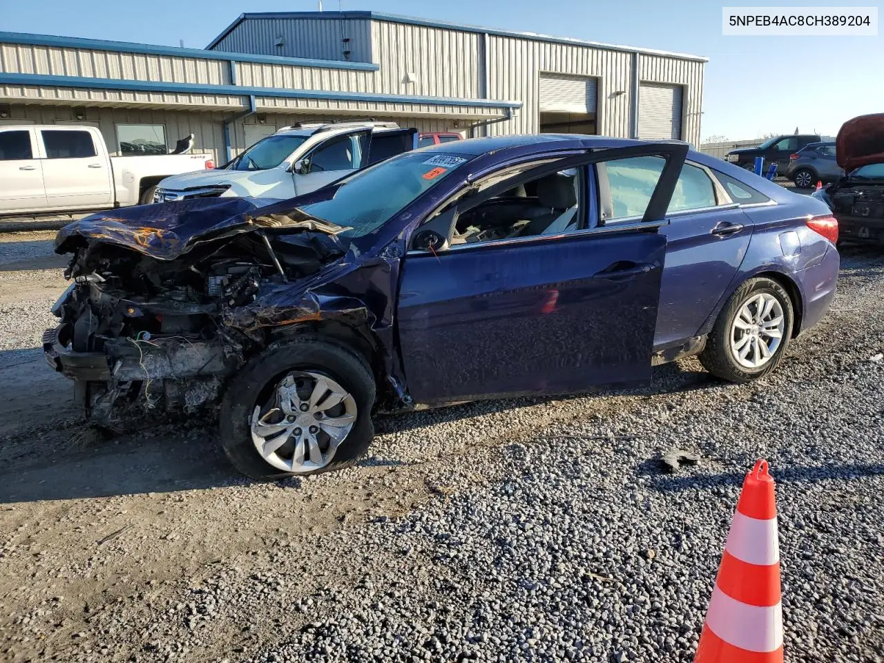 5NPEB4AC8CH389204 2012 Hyundai Sonata Gls