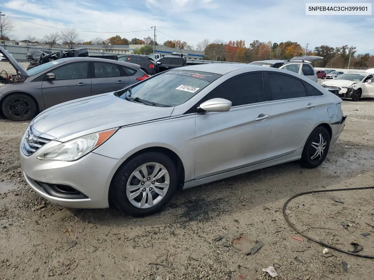 5NPEB4AC3CH399901 2012 Hyundai Sonata Gls