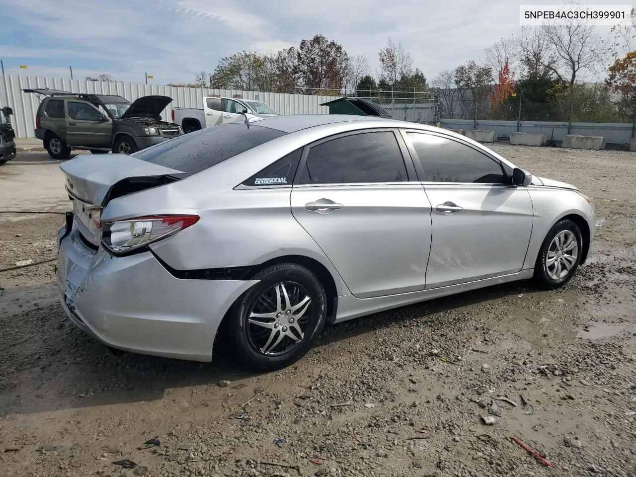 5NPEB4AC3CH399901 2012 Hyundai Sonata Gls