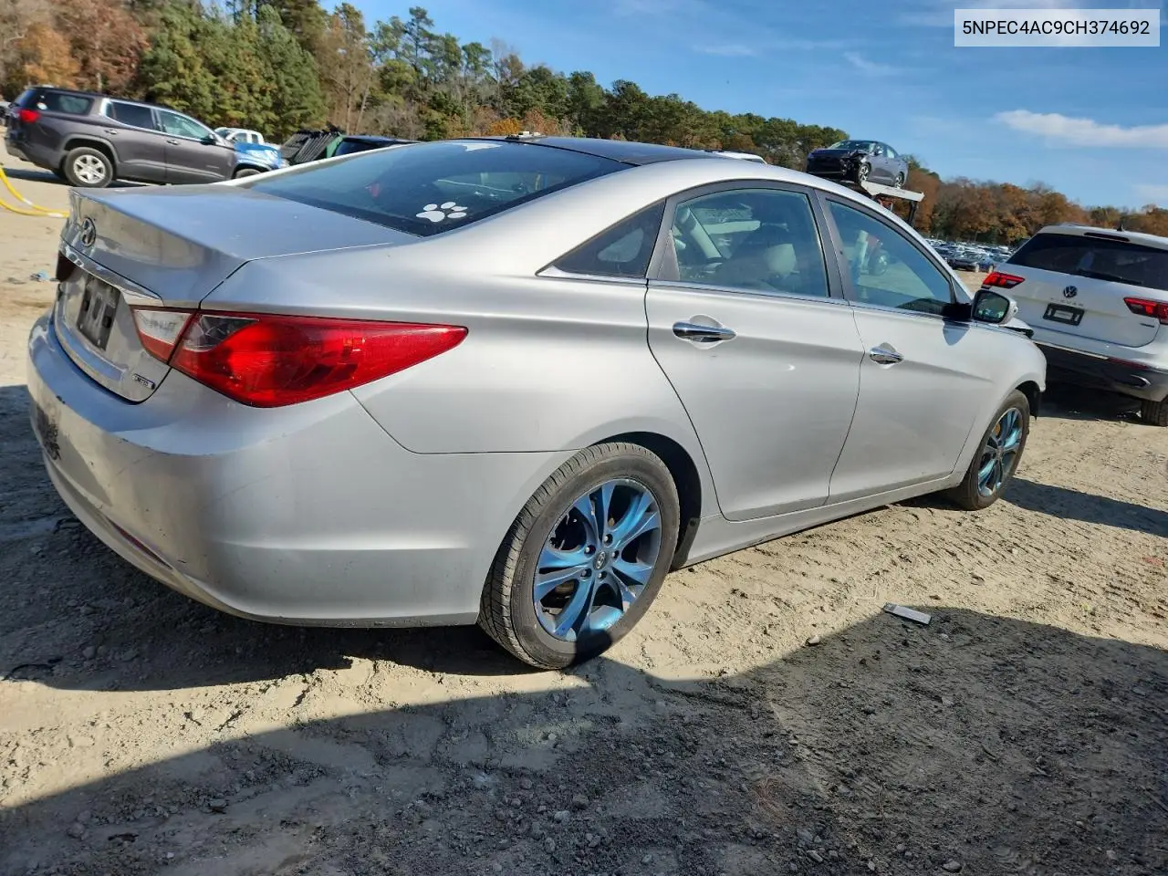 5NPEC4AC9CH374692 2012 Hyundai Sonata Se