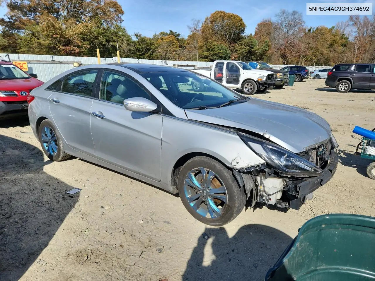 5NPEC4AC9CH374692 2012 Hyundai Sonata Se
