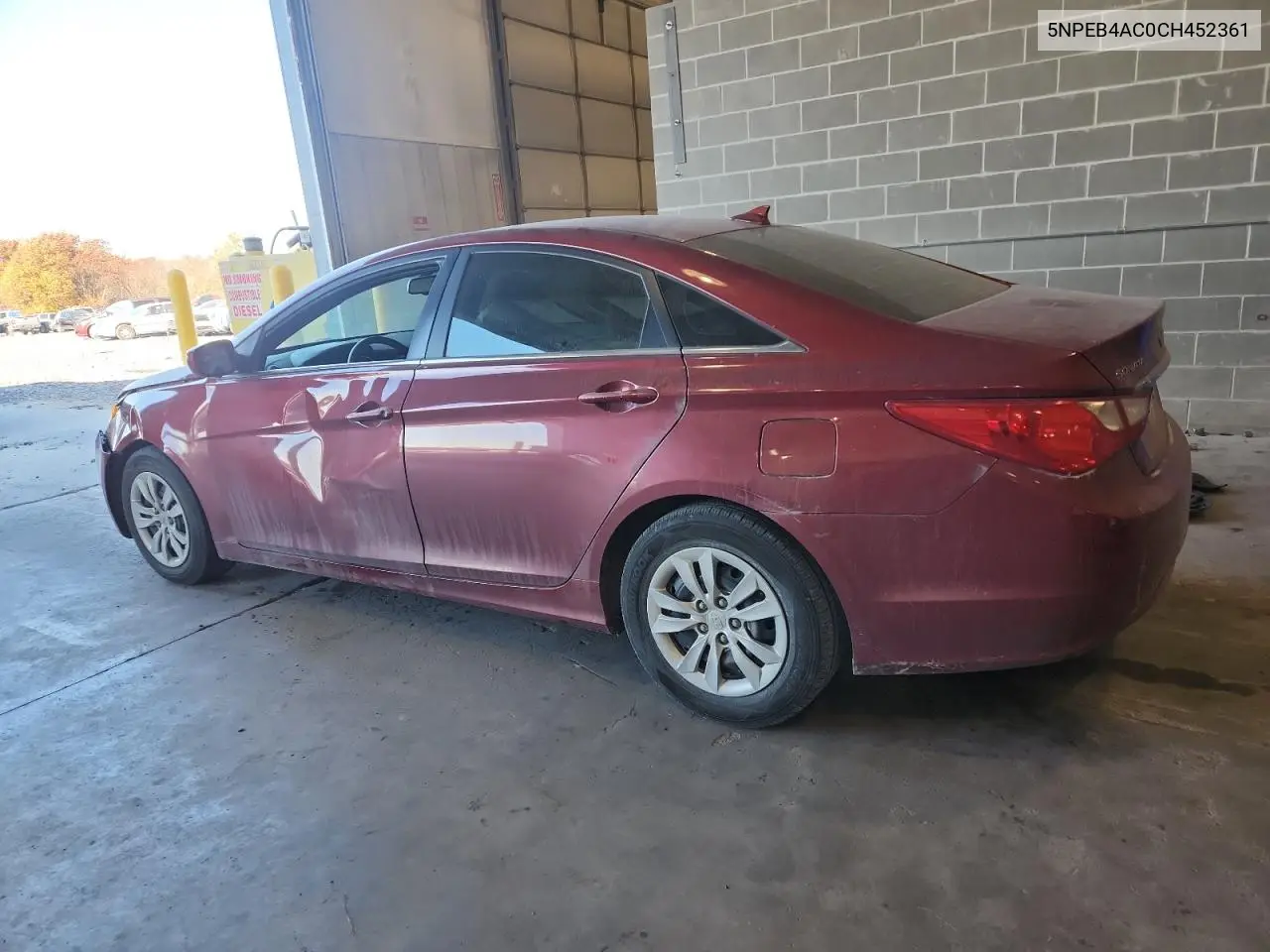 5NPEB4AC0CH452361 2012 Hyundai Sonata Gls