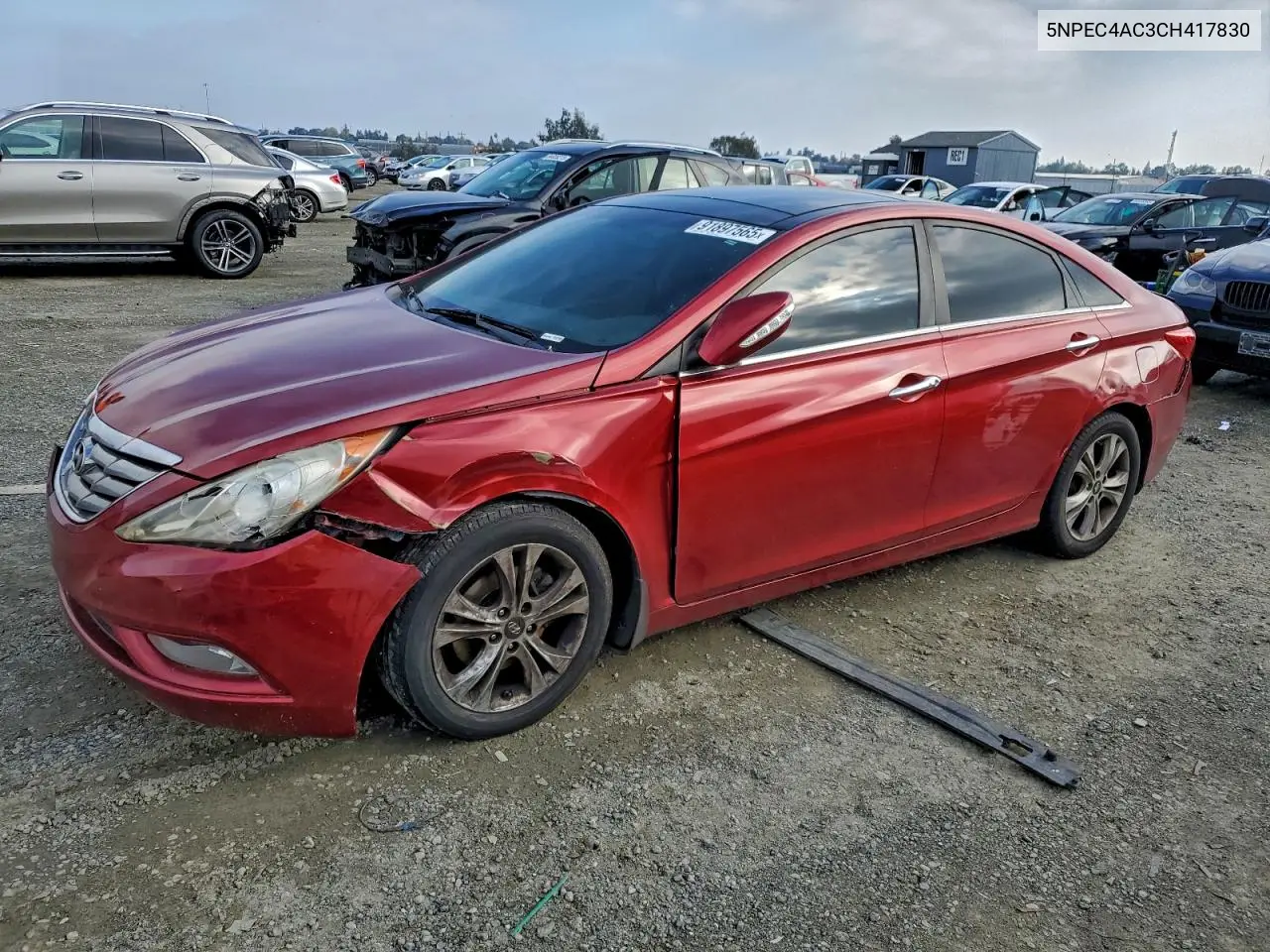 5NPEC4AC3CH417830 2012 Hyundai Sonata Se