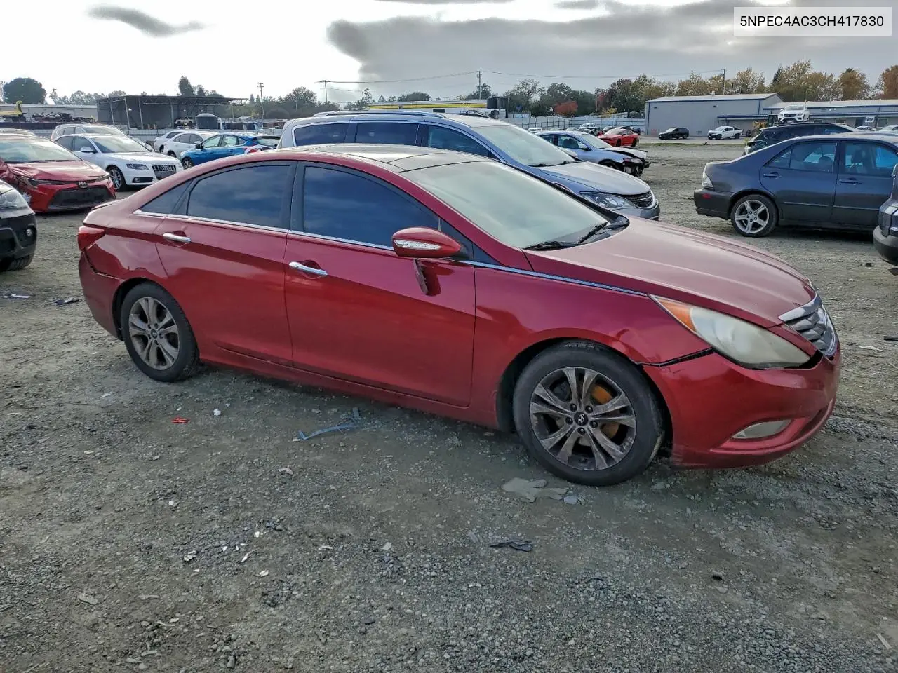 5NPEC4AC3CH417830 2012 Hyundai Sonata Se